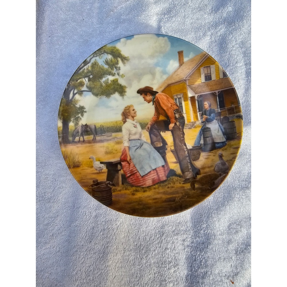 Knowles Oh What A Beautiful Mornin Oklahoma!‎ 1985 Plate Mort Künstler 4422E